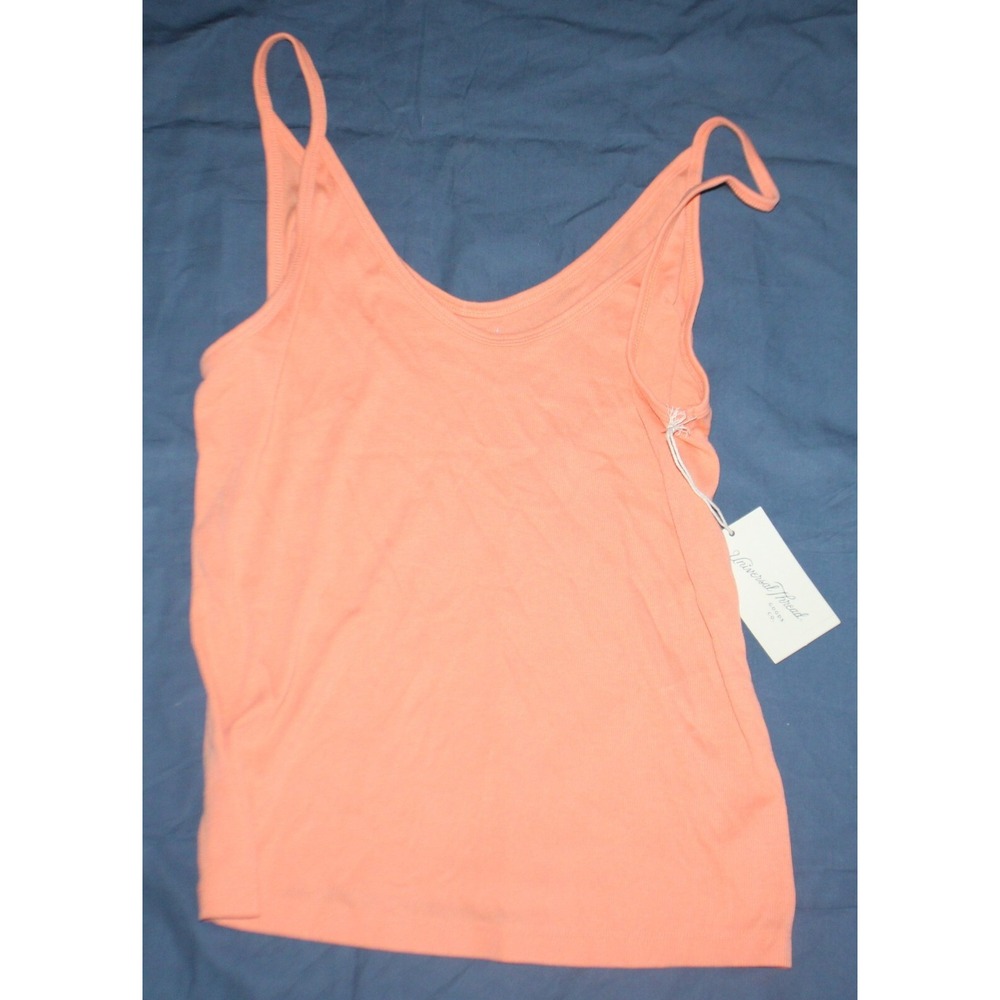 Women's Slim Fit Camisole Tank Top - Universal Thread - Coral Size XL